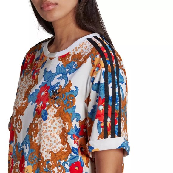 Adidas HER Studio London Tee Dress - Floral / baroque mix print - Picture 1 of 4